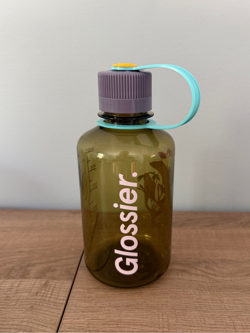 LIKE NEW Glossier x Nalgene Seattle Exclusive Water Bottle, 16oz - Picture 3 of 3